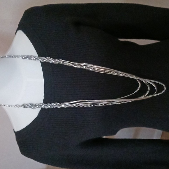 Hippie Rose- Classic Black Long Sleeve Dress - Picture 3 of 14